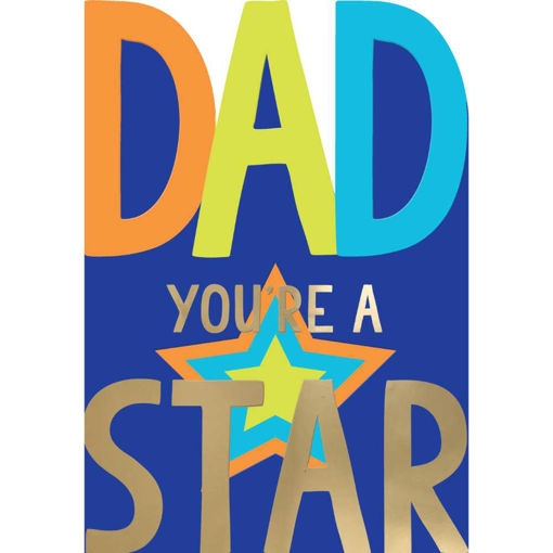 Picture of DAD YOURE A STAR FATHERS DAY CARD